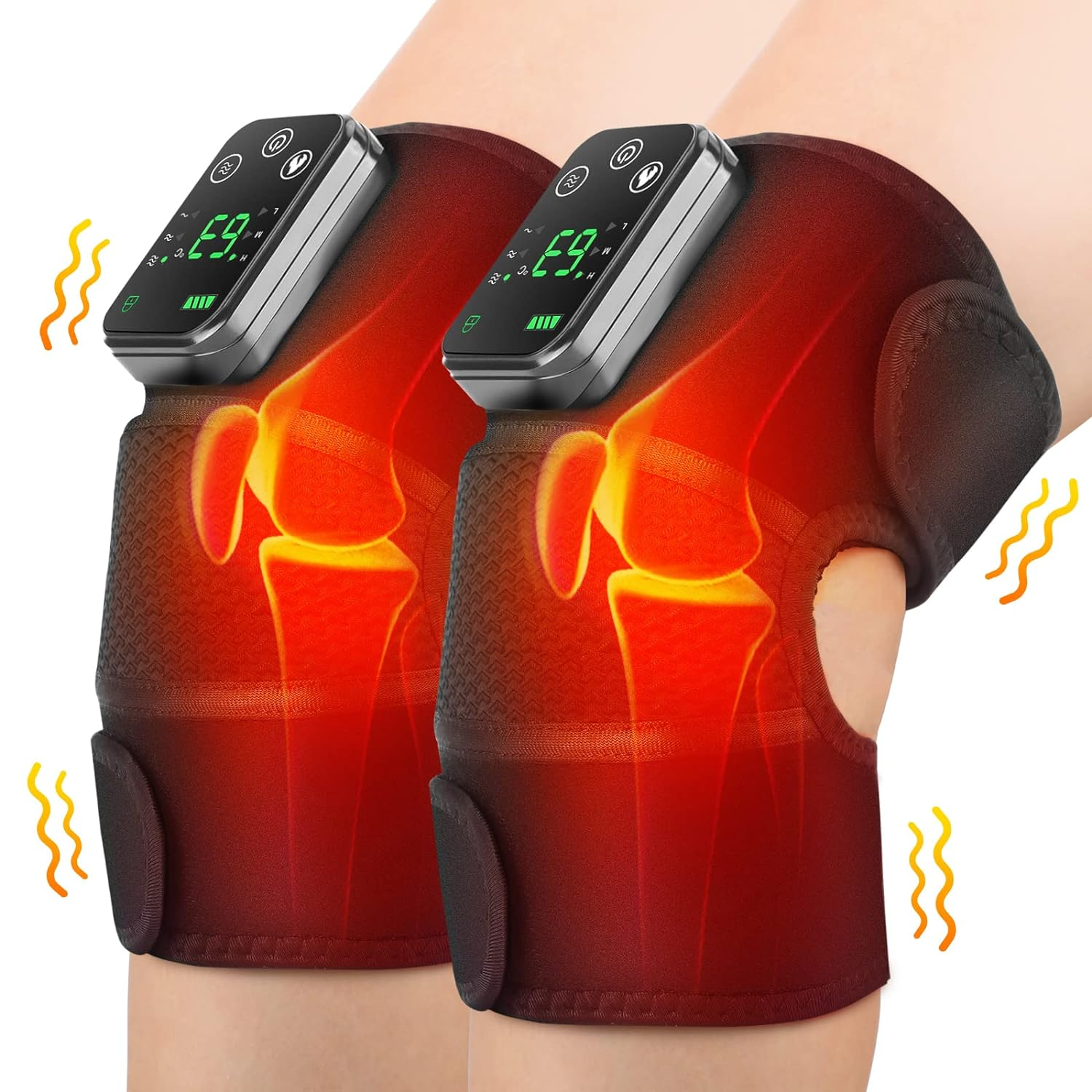 Experience Soothing Relief with Knee Heat Massager | KNEAD RELIEF